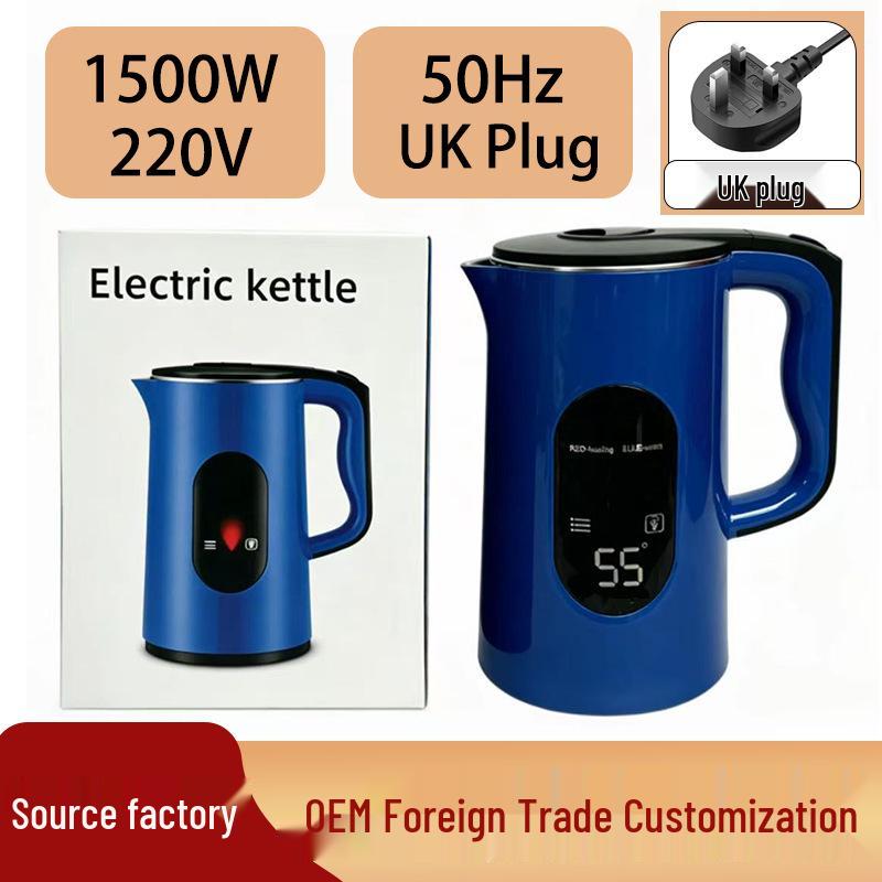 Smart Large Capacity European Standard Electric Kettle with Insulation