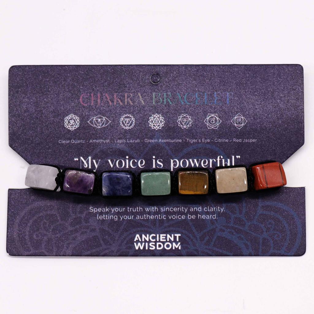 Chakra Tumbled Stone Bracelet
