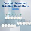 Green Ceramic Diamond Polishing Stone Grinder, 2.35mm Shank Coarse Grit Polishing Head For Finshing