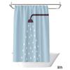 Nordic Modern Minimalist Polyester Waterproof Shower Curtain Cloth Partition Shower Curtain Bathroom Supplies To Send 12 Hooks