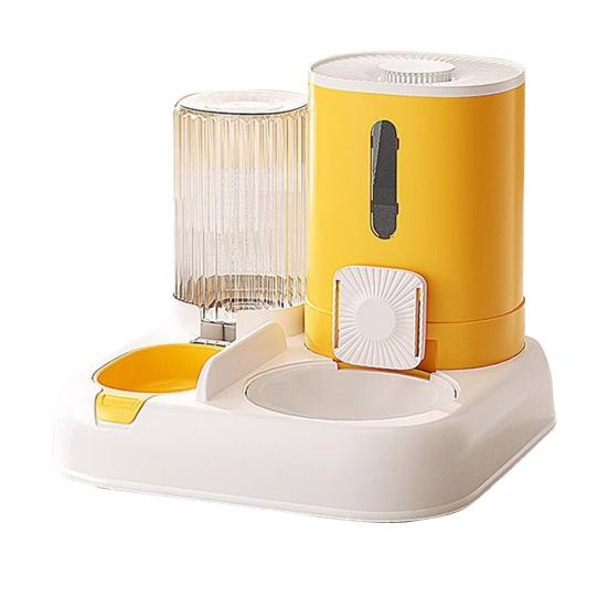 Automatic Pet Feeder 2-in-1 Pet Food Feeder And Water Dispenser Large Capacity Cat Feeding Station for Small Medium Cats Dogs
