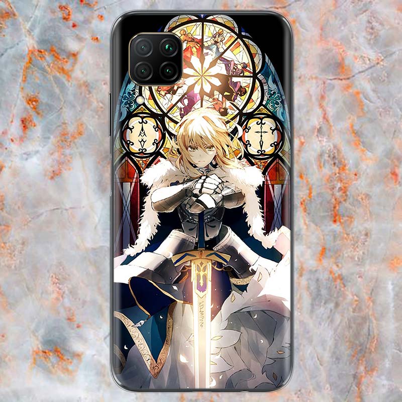 Fate Zero Stay Night For Huawei Mate 40 30 20 20X 10 RS P Smart 2021 2020 Z S Pro Plus Lite 2019 Phone Case Shell