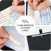 2PCS Expanding File Folder 7 Pocket Letter Size Accordion File Organizer with Labels Portable Document Paper Bill Receipt Organizer for School Office