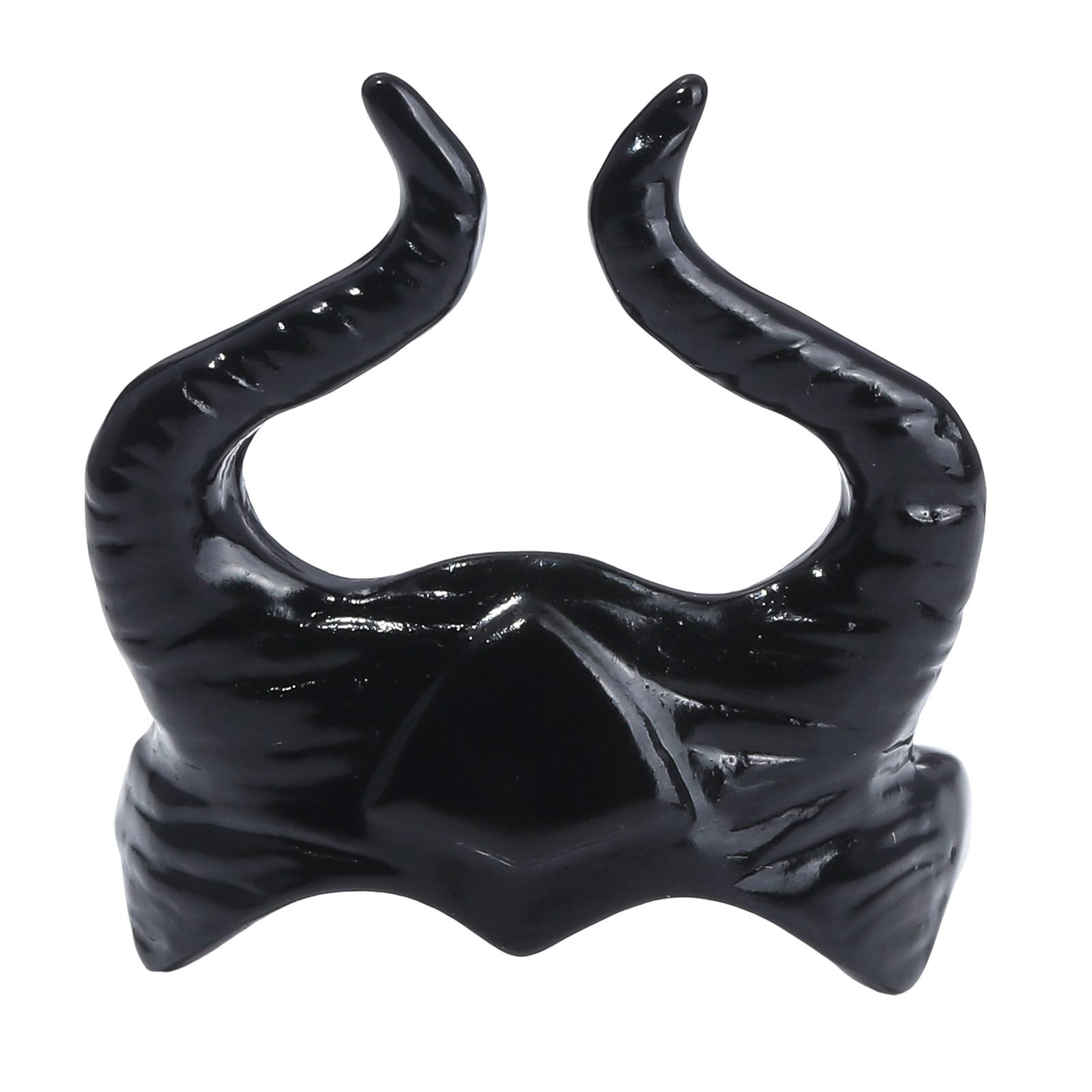 

Unique Halloween Horn Ring Adjustable Open Ring for Cosplay Enthusiasts and Fashion Lovers Distinctive Accessories