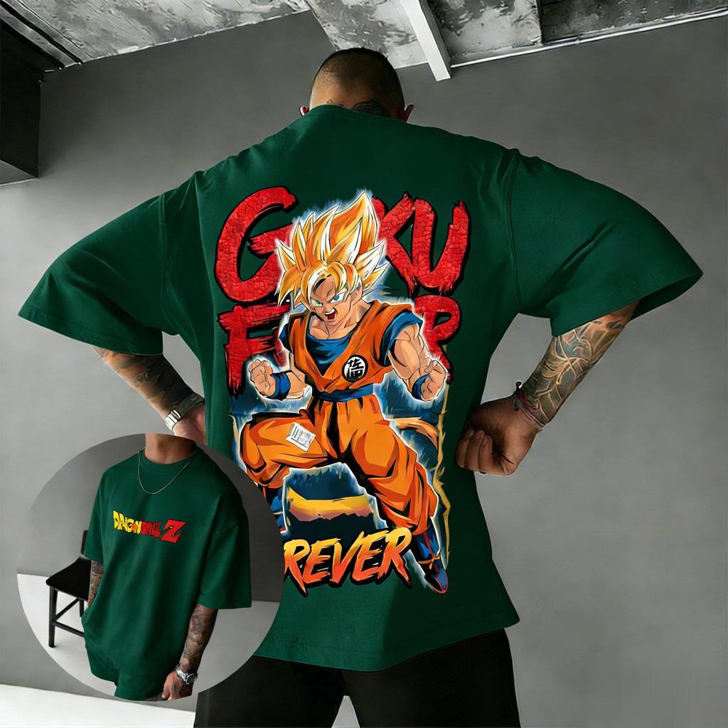 Dragon Ball Goku Anime Maglietta Grafica Uomo Donna Oversize Vintage Manica Corta Magliette Estive Y2k Streetwear Casual 2026 Nuova