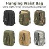 Molle Pouch Belt Waist Bag Waterproof Nylon Pocket Multifunction Casual Men Waist Pack for Running Travel Hunting Male Small Bag