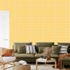 Geometric Rhombus Wallpaper Cream and Gold, Cream Background 50x1000