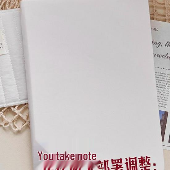 Let It Happen A5 Hardcover Minimalist Student Notebook