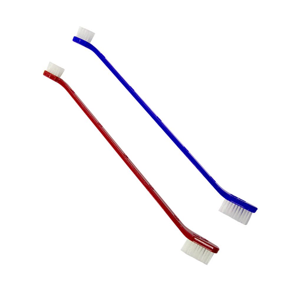 2pcs Dog Toothbrush Set Double Sided Canine Dental with Long Handles and Super Bristles