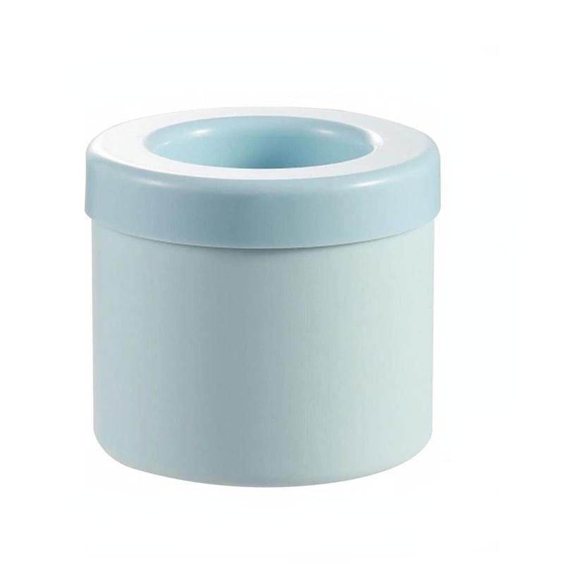 Stampo per cubetti di ghiaccio in silicone a cilindro 1PC, reticolo di ghiaccio decompresso, reticolo di ghiaccio facile da usare e a rilascio facile