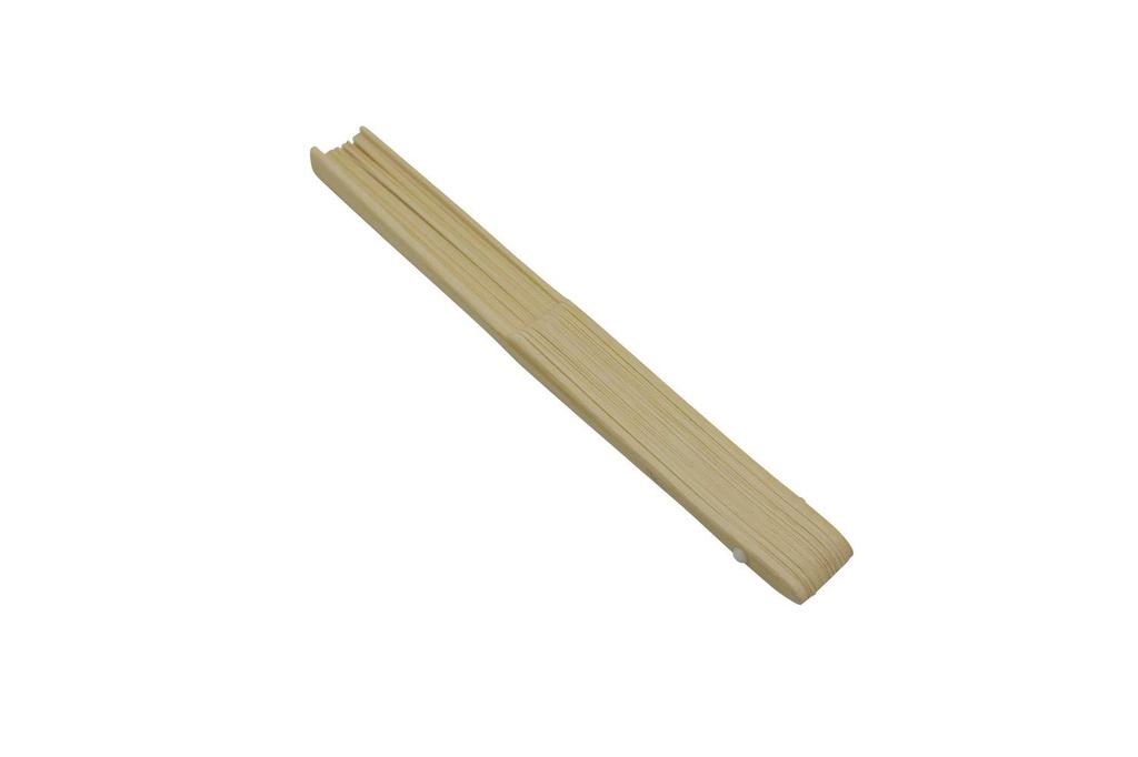 Smiti Fan Plain White 7 inches Unisex 25 5 Ribs Ribs, Wood, Wood, (21 cm), Size, Ribs,