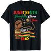 Juneteenth Shirts Women Men Breaking Every Chain Since 1865 T-Shirt