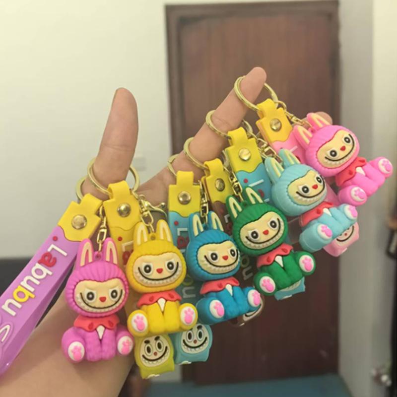1PC Sheep Keychain Pendant Couple Car Bag Key Ring Pendant