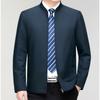 New Men's Jacket Spring and Autumn Jacket Middle-aged High-end Business Casual Jacket Dad Lapel Top