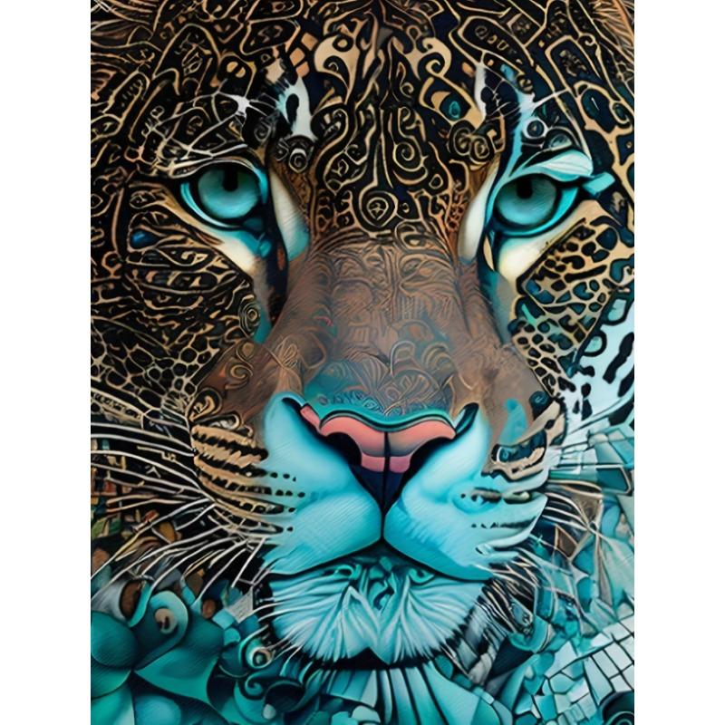 Animal 3D Printed Leopard Print Fashion Personalized Top O-neck Short Sleeved T-shirt