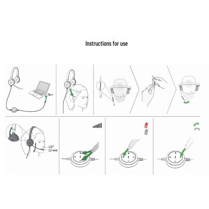 Jabra Evolve 30 II UC Wired Headset (CN version)