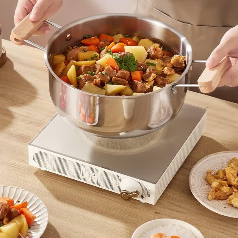 COOKER KING 20cm Tri-Ply Stainless Steel Soup Pot