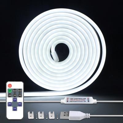 5V USB neonová LED světla LED světlo pod skříňkou Vodotěsné do kuchyňské skříně Podsvícení skříně Lampička Linear Tape Home Decor
