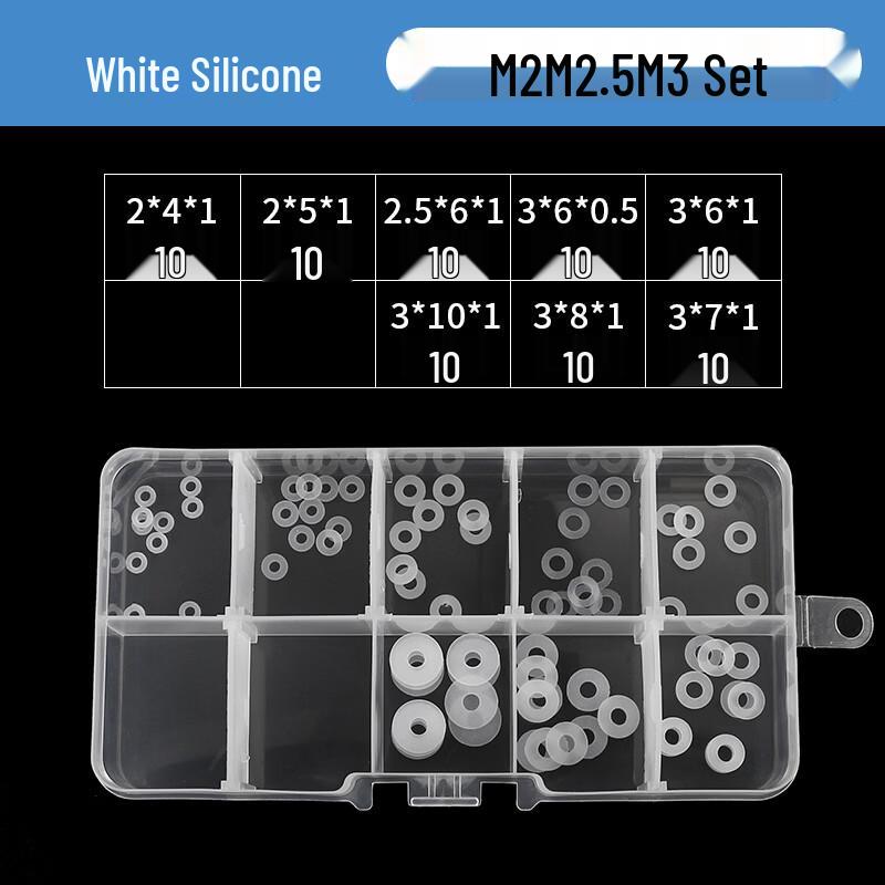Ally High-Temperature White Silicone Gasket Set
