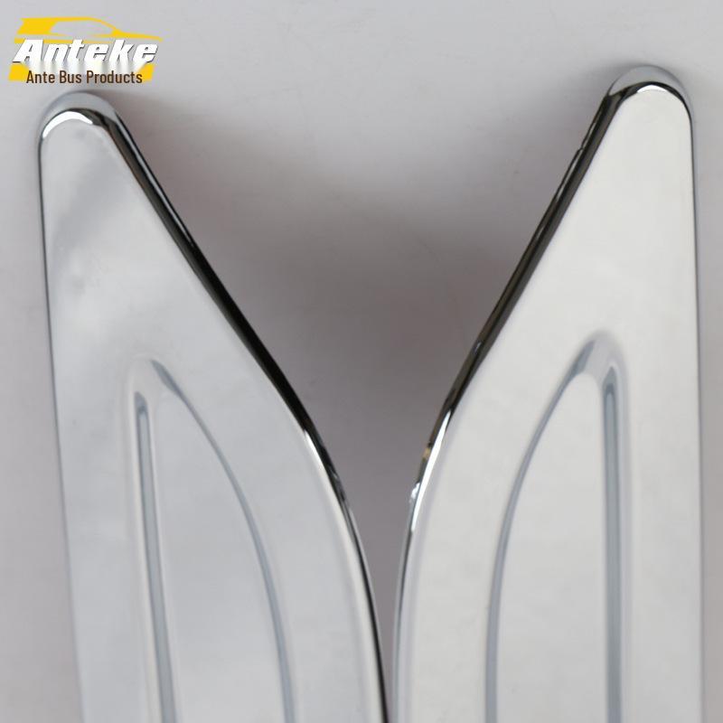 13 Santana Rear Fog Light Decoration - Electroplated Tailgate Bright Cover