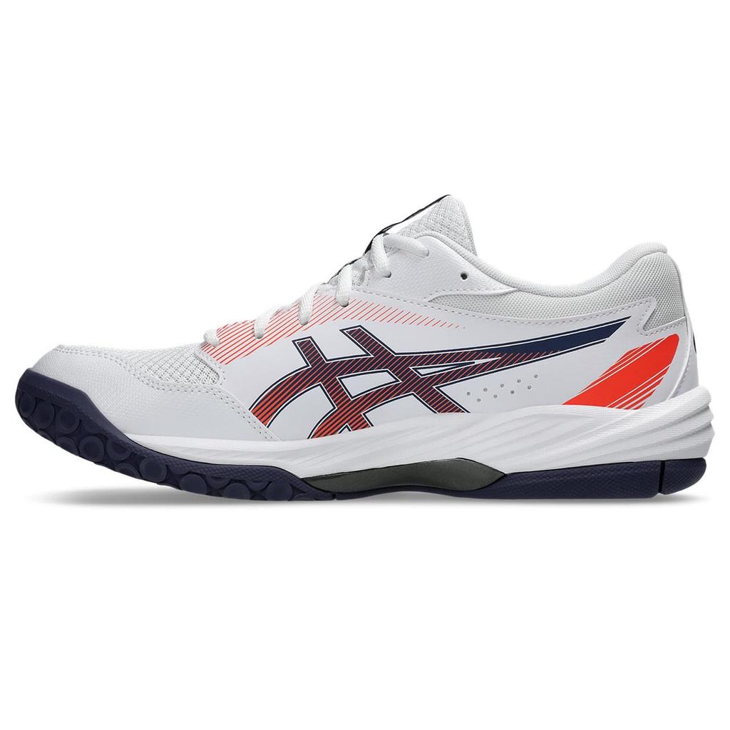ASICS 4 Indoor Sports Size 101 2E GEL-TASK Shoes, 1071A103, Men's, (White/Indigo Fog), 27.0 cm,