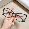 New Sexy Cat Eye Myopia Glasses Women 2024 Optical Fashion Eyeglasses Blue Light Blocking Nearsighted Glasses -1 -1.5 -2 -2.5 -3