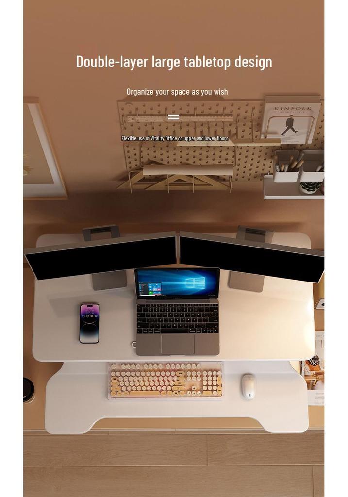 Mesa de Escritório Elevatória para Laptops e Computadores