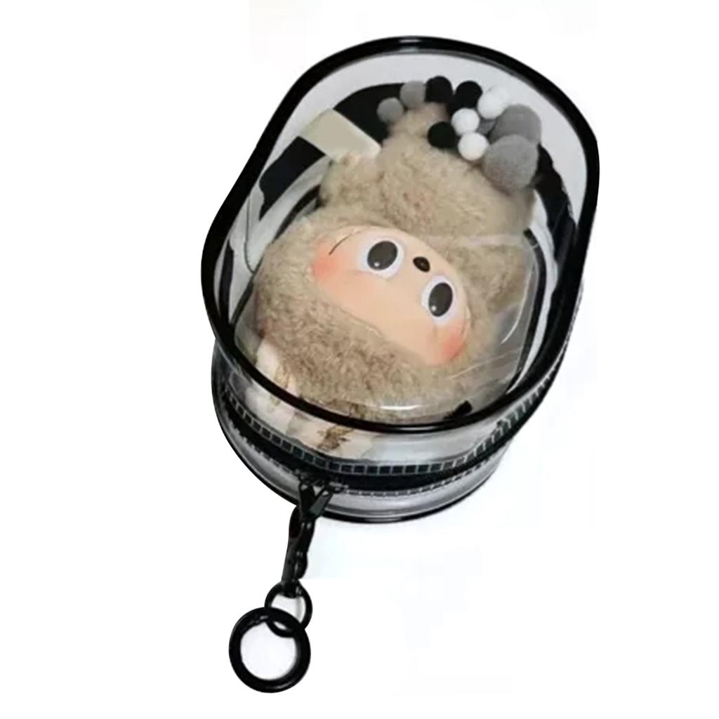 Transparente Puppentasche Tragbare Labubu Puppentasche Etui für Ausflüge