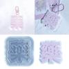 Jewelry Casting Molds Silicone Pendant  Molds,Silicone Keychain Molds Chinese Characters Resin Mold for  Crafts