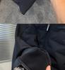 Men's Ribbed Cotton Padded Jacket - Warm Stand Collar for Autumn/Winter, Suitable for Mid-Age and Youth, Casual Versatile Layering.
