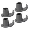 4pcs Walker Ski Glides Anti Slip Walker Glides for Seniors Mobility Aid Accessory Replacement