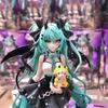 Anime Animation Schönes Mädchen Hatsune Miku Handgemacht Teufel Hatsune Miku Katzenohren Hatsune Miku Niedlich Handgemacht PVC Modell Dekorationen