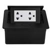 Concealed Silver Pop-up Thailand Desktop Power Socket 16A US Standard for Office Desk