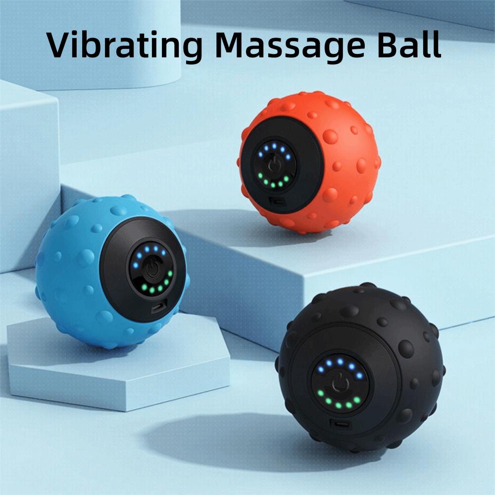 5 Gears Vibrating Massage Ball Multi-function Foam Roller Myofascial Release Tool Sport