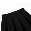 High-Waisted Midi Skirt - Spring & Autumn 2025 Versatile Hepburn Style A-Line Black Dress