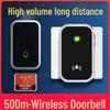 Ultra-Long Range Self-Powered Wireless Doorbell with Dual Receivers & High Volume Pager