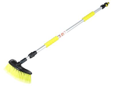 Semi-circular Flow Brush 20 Cm / 8" with Telescopic Handle 105 - 160 Cm with Valve