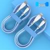 120W Super Fast Charging Type-C Cable for Huawei & Honor - 6A Flash Charge, Color Braided