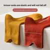 5 Pairs of Women's Spring and Autumn Cylinder Pure Cotton Personality Solid Color Matching Socks