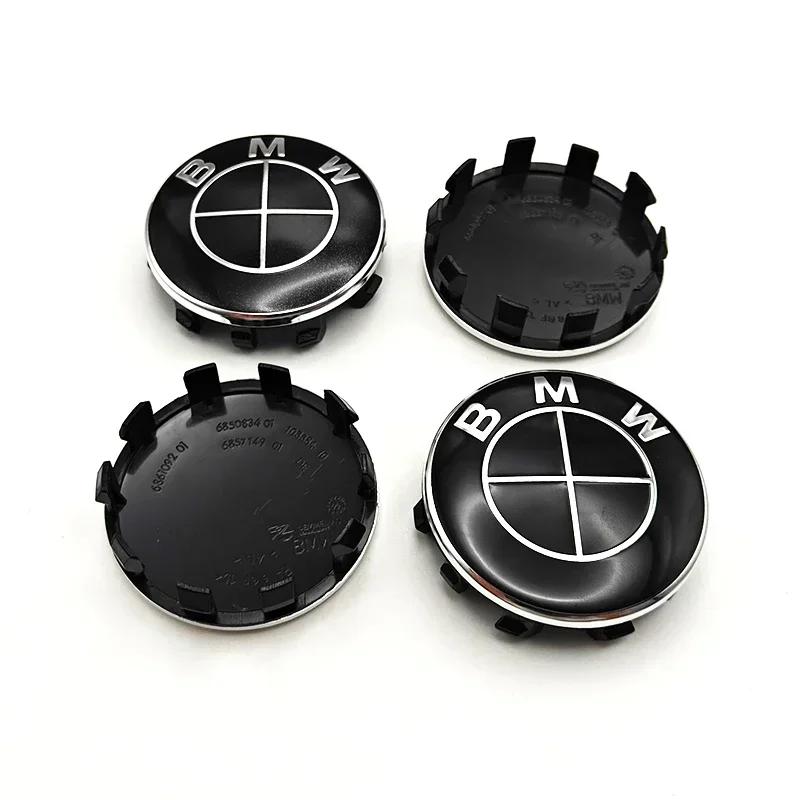 2026 Hot 4PCS 56/60/68mm Car Hub Cap Decor Sticker Badge Wheel Center Covers Decal Auto Accessories For BMW M E36 E46 E60 E90 F10 E36 G20