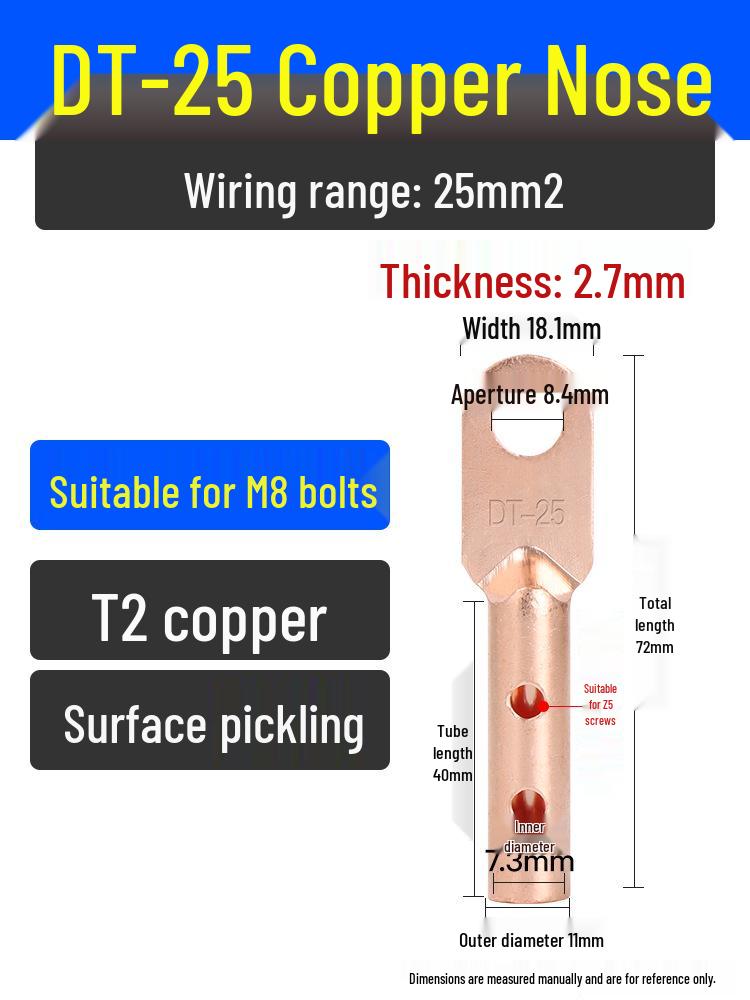 Copper-Aluminum Transition Connector Terminal Block, Quick Wire Connection Tool, No-Press Pipe Butt Connection GTLC