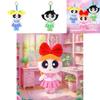 Powerpuff Girls Bubbles Stuffed Toy Pendant With Plush Material For Kids And Gifts