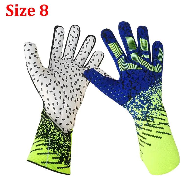 Latex-Torwarthandschuhe, verdickter Fußball, professioneller Schutz, Erwachsene, Teenager, Torwart, Fußball, Torwart-Fußballhandschuhe