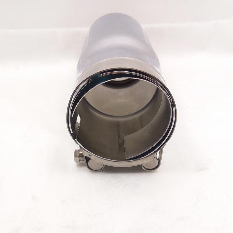 Compass Stainless Steel 201 Silver Electroplated Exhaust Tailpipe Muffler