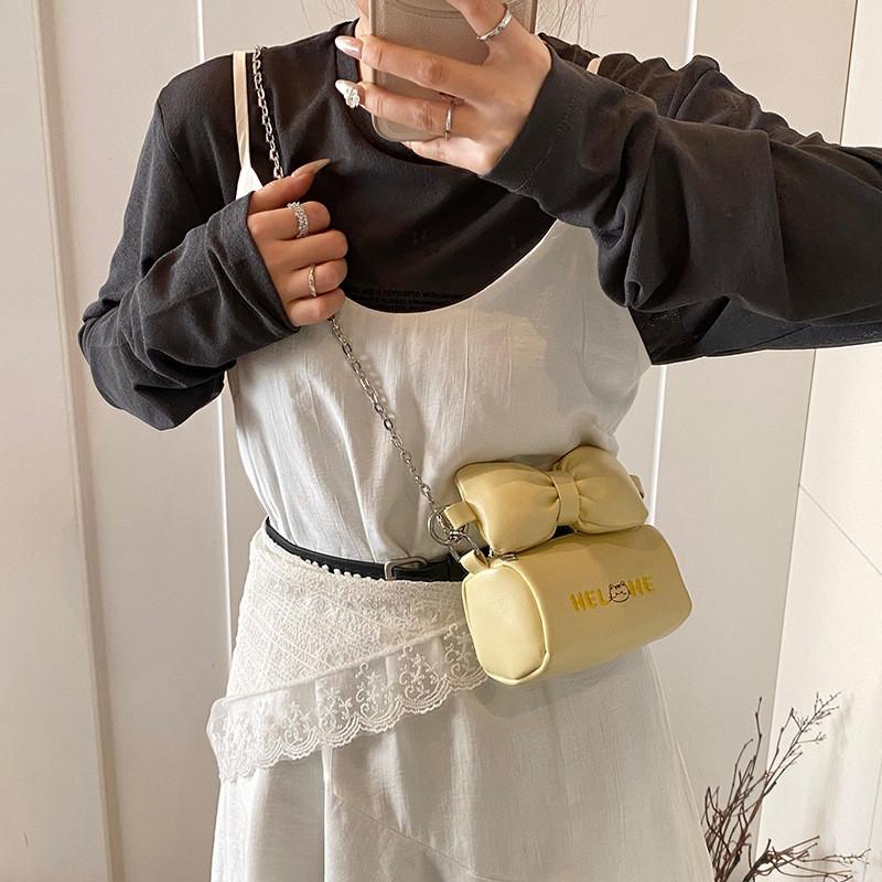 Cute Butterfly Knot Children's Bag Stylish And Lightweight Unisex Tote And Crossbody For School