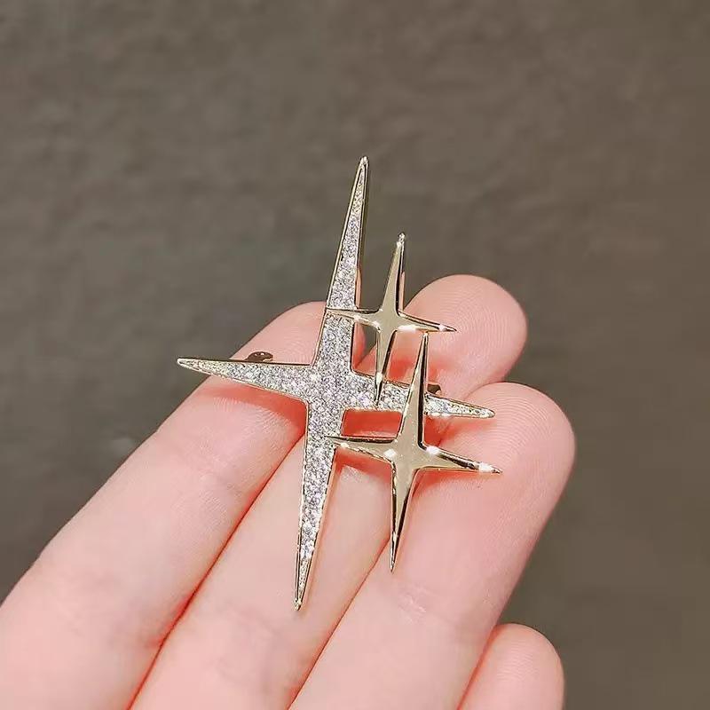 Summer Star Brooch: Trendy Unisex Lapel Pin for Clothes