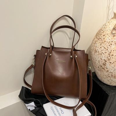 Vintage Premium Commuter Women'S Shoulder Bag Large Capacity Underarm Tote Bag Women'S Bag