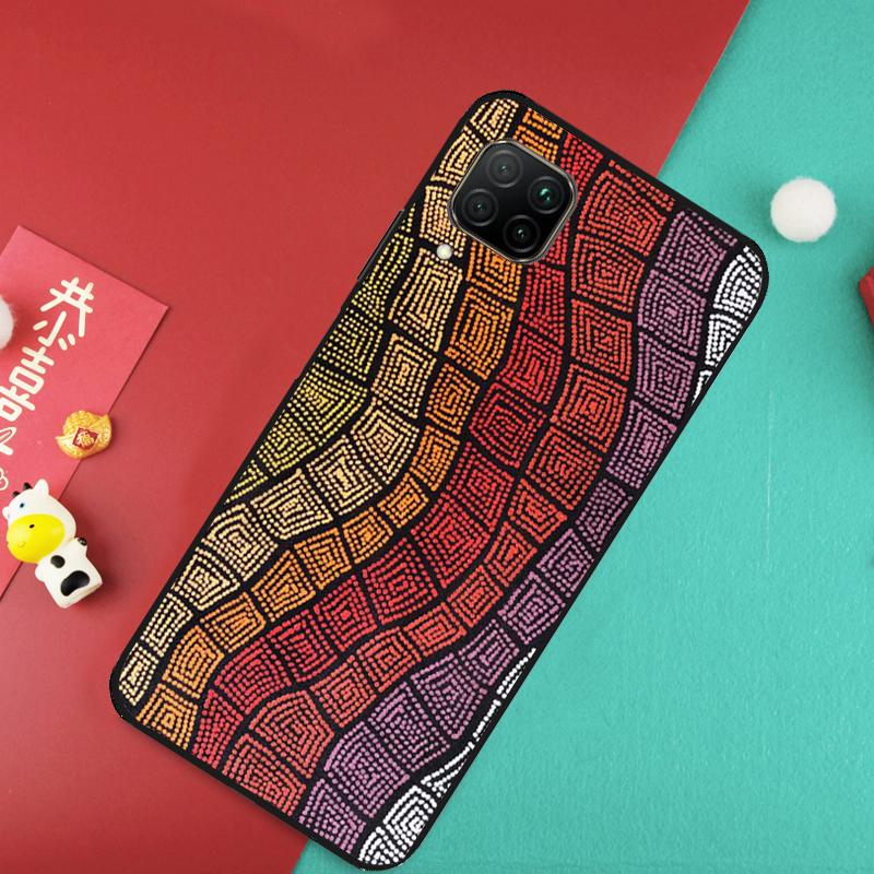 Aboriginal Art Print For Huawei Nova 11 Pro 9 10 SE 7i 8i 11i 12i Y73 Y72 Y61 Y91 Y90 Y70 Y60 P30 P40 Lite Case