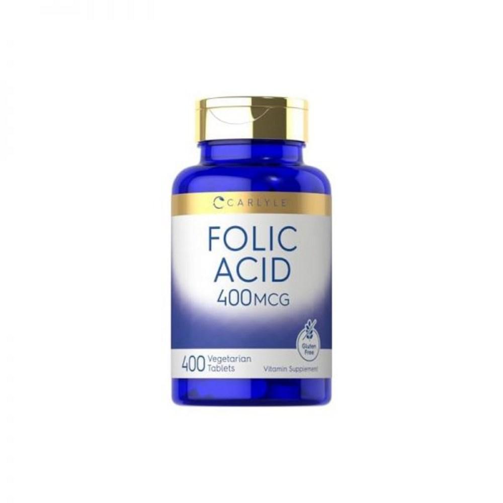 Carlyle Folic Acid 400 Microgram Tablets 1 pcs (400 Tablets)