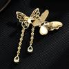 Damen Leichter Luxus Design Elegant Und Fliegend Zusammen Quaste Schmetterling Brosche Modisch Und Vielseitig Nische Design Brosche